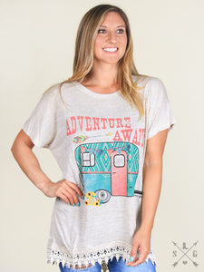ADVENTURE AWAITS CAMPER TOP