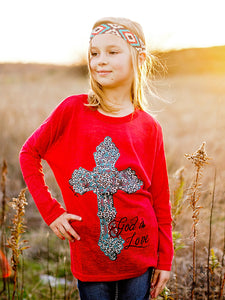 GOD IS LOVE Girls Tee