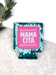 "MAMACITA" SEQUIN KOOZIE