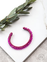 Load image into Gallery viewer, &quot;STACKABLE BEADED&quot; BRACELET-FUCHSIA
